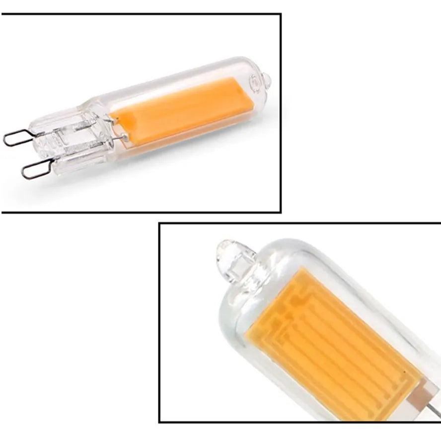 G9 LED Glass Light Bulb – Energy Efficient COB Lamp for Home Lighting