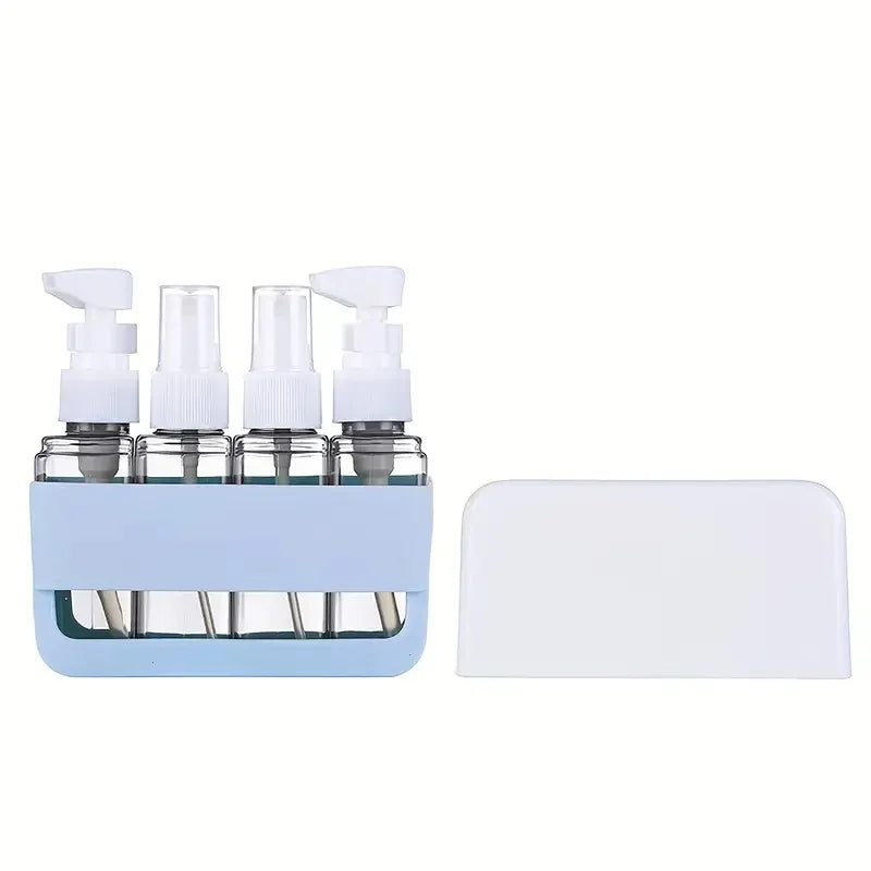 4-in-1 Travel Bottle Set – Leak Proof Refillable Containers for Toiletries