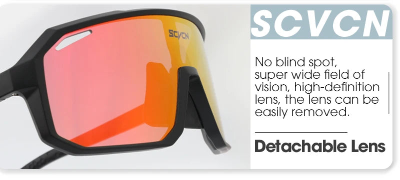 Polarized Cycling Sunglasses – UV400 Sport Eyewear for MTB and Road Biking