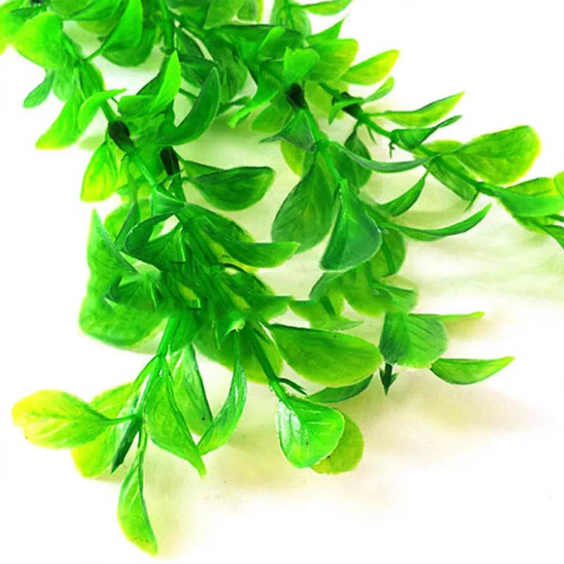 Artificial Water Grass – Plastic Aquarium Plant Ornament for Fish Tank Decor