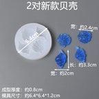 Irregular Shell Silicone Mold – Epoxy Resin Casting for Aromatherapy Crafts