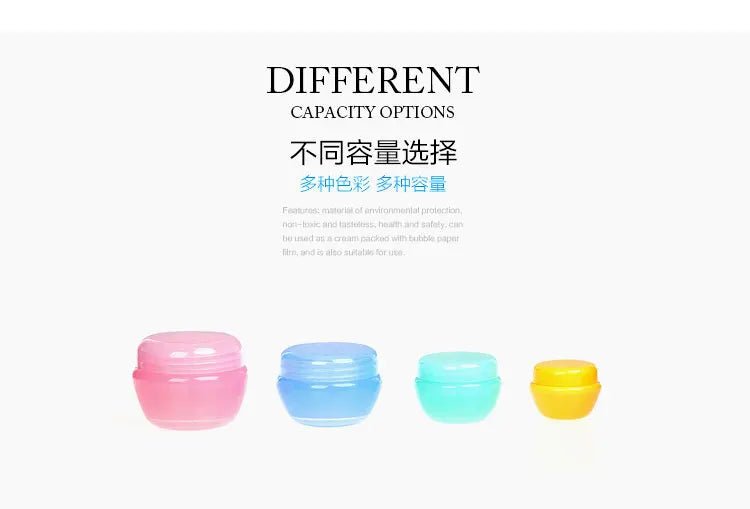 Mushroom Shape Cosmetic Jars – Refillable Travel Containers for Skincare