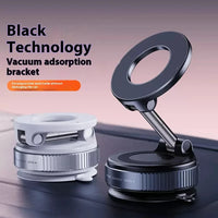 Magnetic Foldable Phone Holder – 360 Adjustable Vacuum Mount for Car and Desk