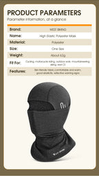 Fleece Balaclava Full Face Mask – Thermal Winter Gear for Outdoor Sports