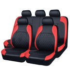 Waterproof PU Leather Car Seat Cover – All Season Full Coverage for SUV Sedan
