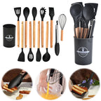 Silicone Kitchen Utensil Set – Non-Stick Cooking Tools for Home Chefs