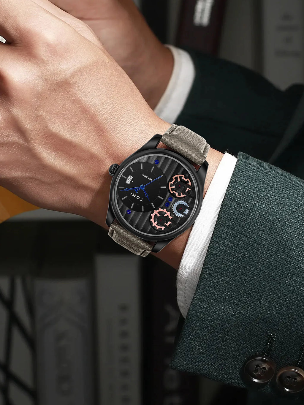 Quartz Men's Wristwatch – Luxury Minimalist Business Gift for Anniversaries