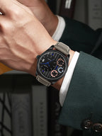 Quartz Men's Wristwatch – Luxury Minimalist Business Gift for Anniversaries