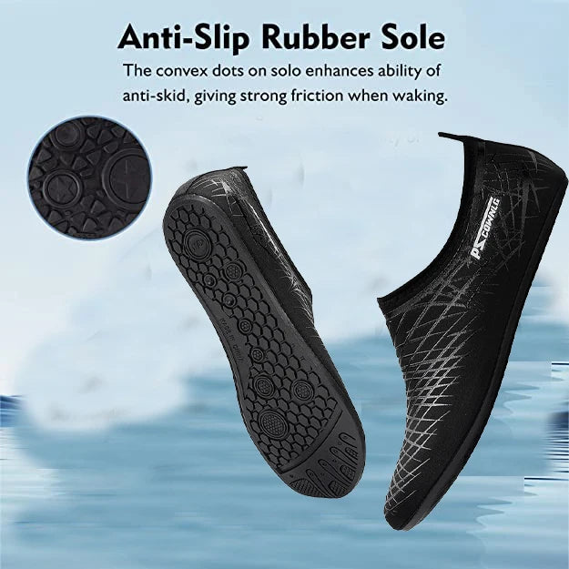Non-Slip Aqua Water Socks – Quick-Dry Beach Shoes for Swimming and Diving