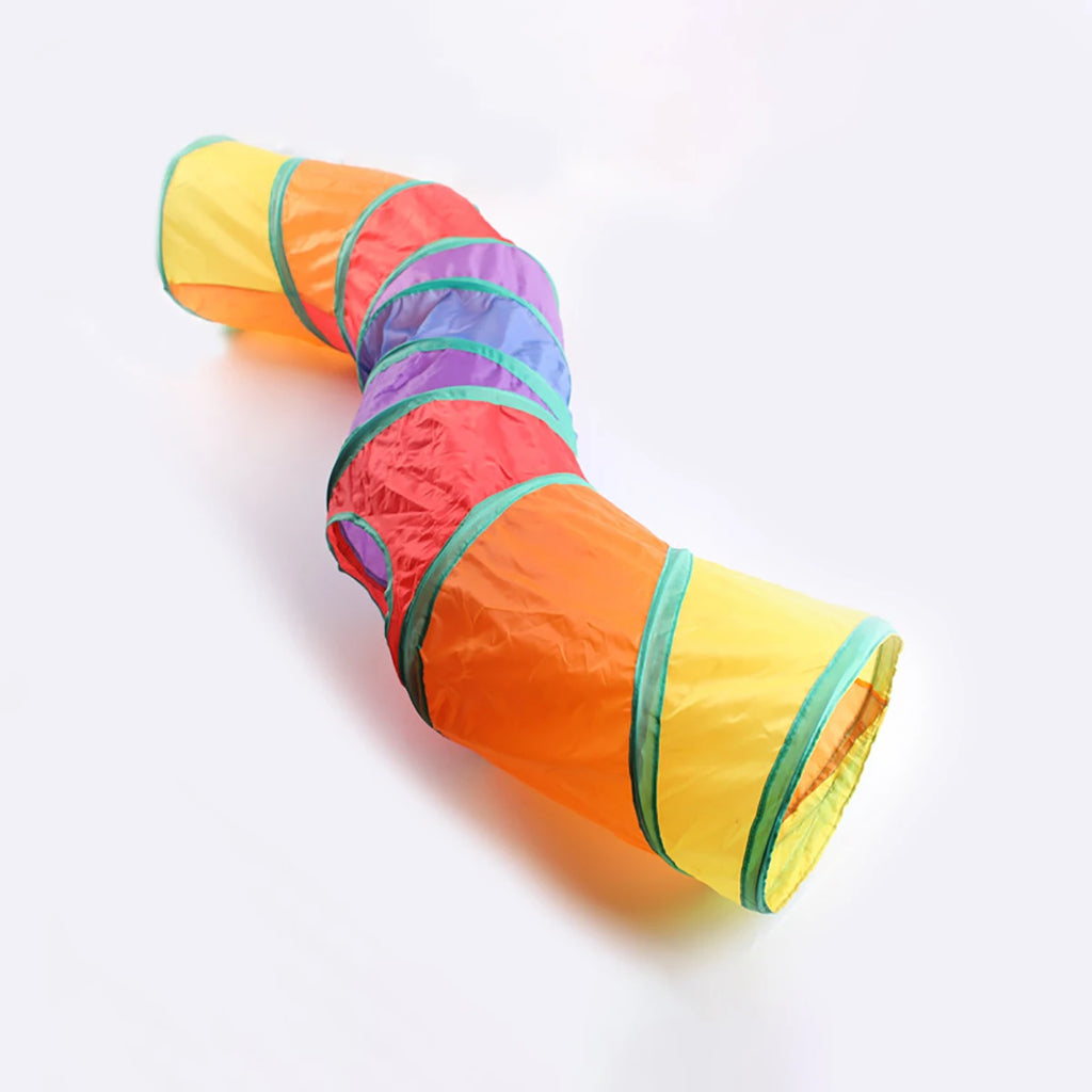Collapsible Cat Tunnel – Interactive Pet Play Tube for Indoor Exercise