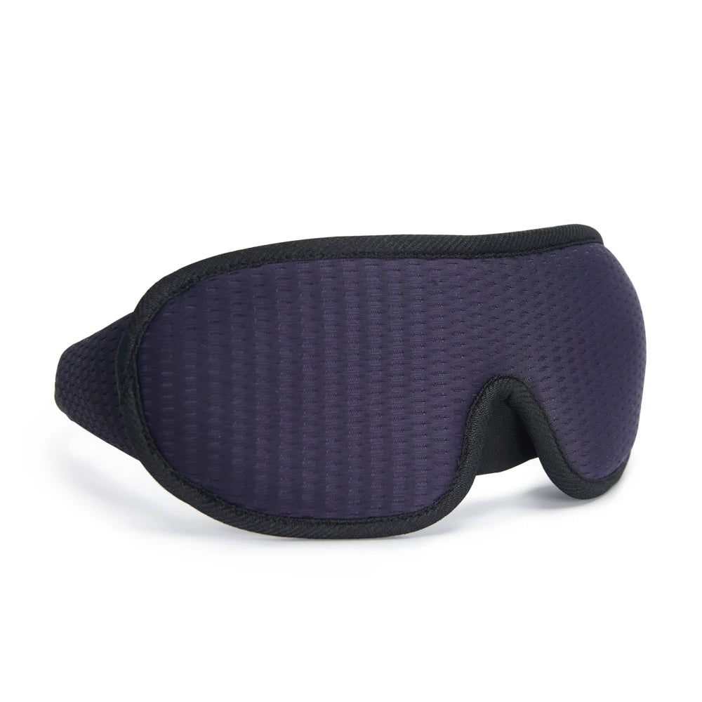 Soft 3D Contoured Eye Mask – Breathable Light Blocking for Travel Sleeping