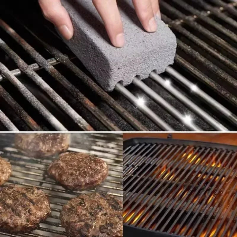 Pumice Cleaning Stone – Heavy Duty Foam Brick for Outdoor Grill Maintenance