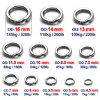 Stainless Steel Split Rings – Heavy Duty Fishing Lure Terminal Tackle