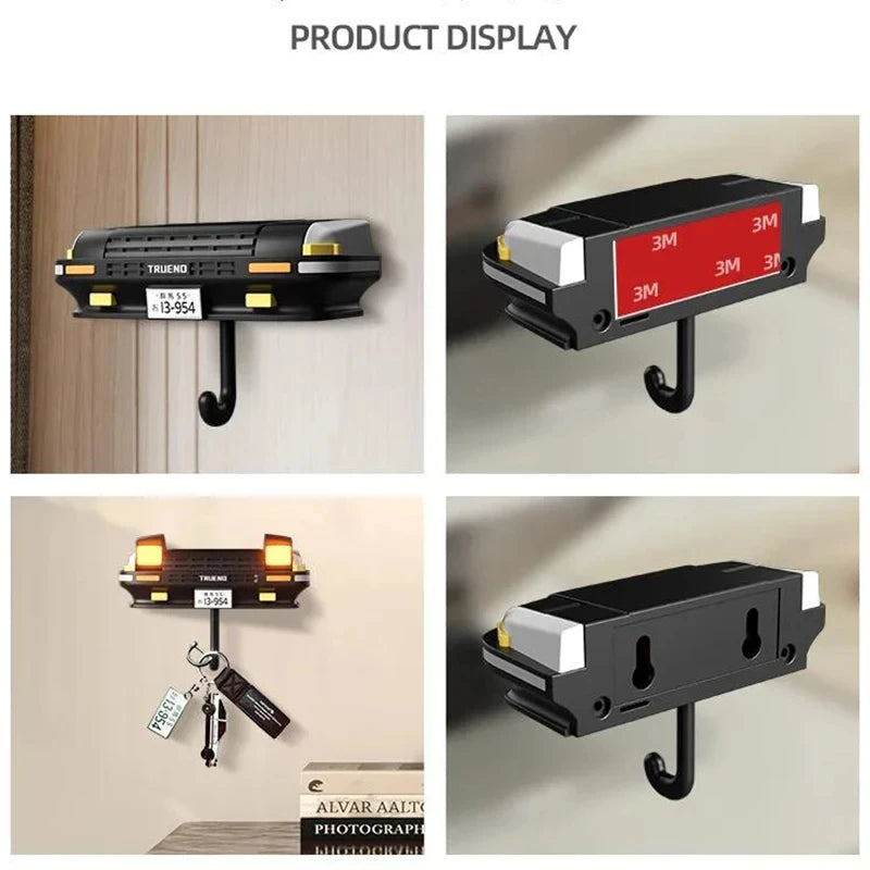AE86 Headlight Wall Key Holder – Automotive Decorative Hook for Car Enthusiasts