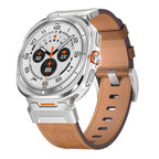 Luxury Leather Watch Band – 47mm Replacement Strap for Samsung Galaxy Ultra