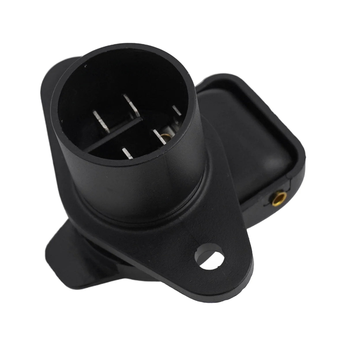 12V 3Pin Trailer Socket – Round Pole Connector for Caravans Trucks and Boats
