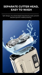 Electric Smart Shaver – Rechargeable Digital Travel Grooming for Men