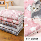 Thick Flannel Pet Mat – Soft Warm Sleeping Cushion for Small Dogs and Cats