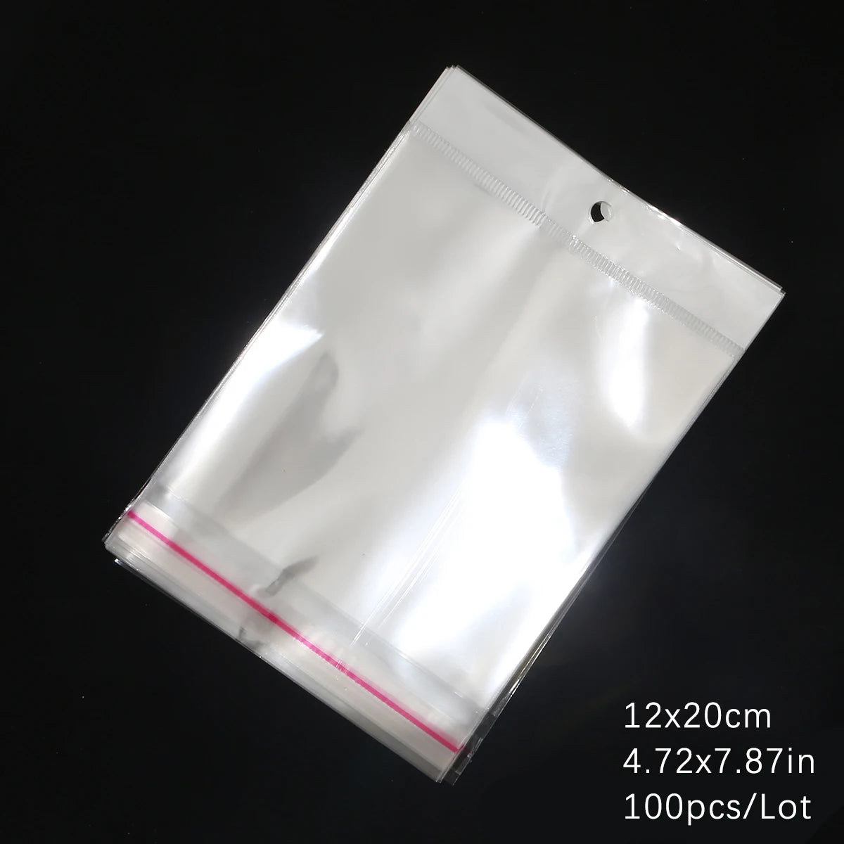 Self-Sealing Cellophane Bags – Transparent Adhesive Packaging for Gifts and Treats