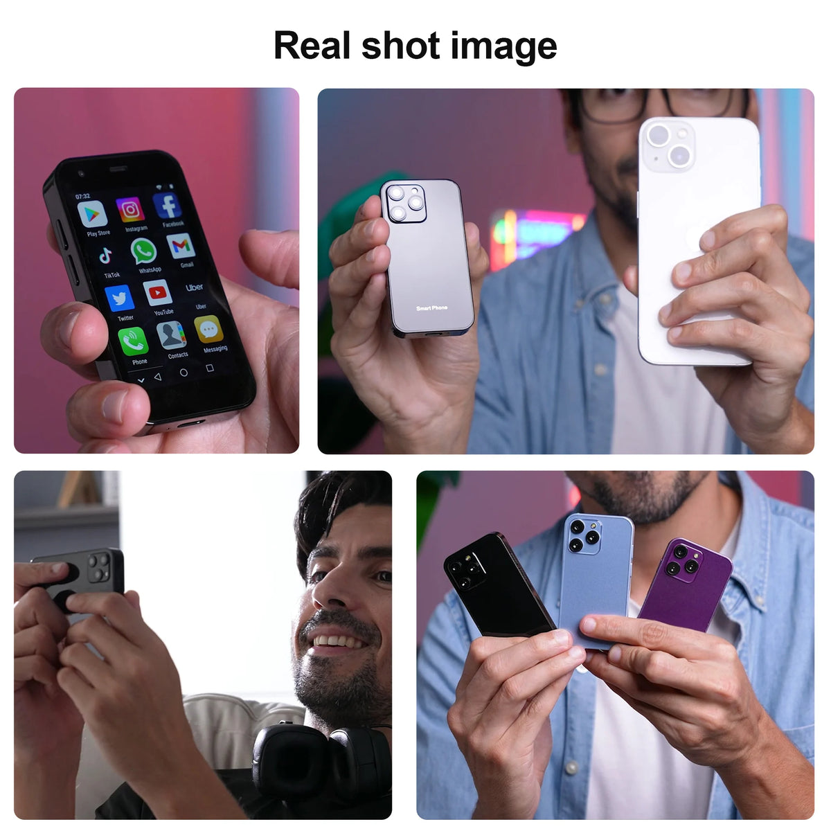 Mini Smartphone – 3.0 Inch Display with Facial Recognition for Android