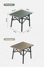 Ultralight Folding Camping Table – Portable Aluminum Desk for Outdoor Travel