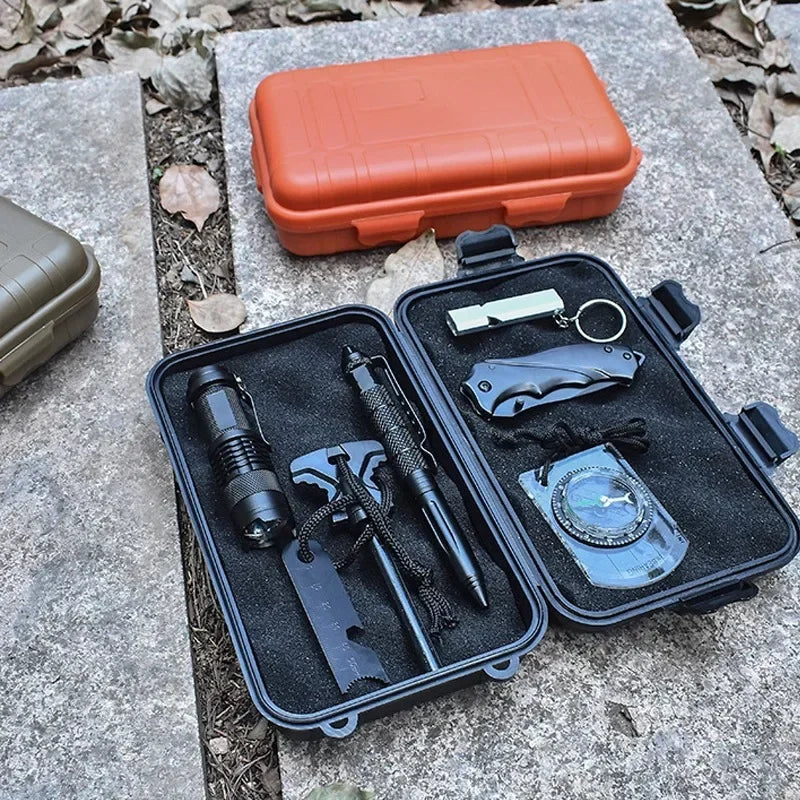 Waterproof Plastic Survival Case – Sealed Storage for Camping and Travel
