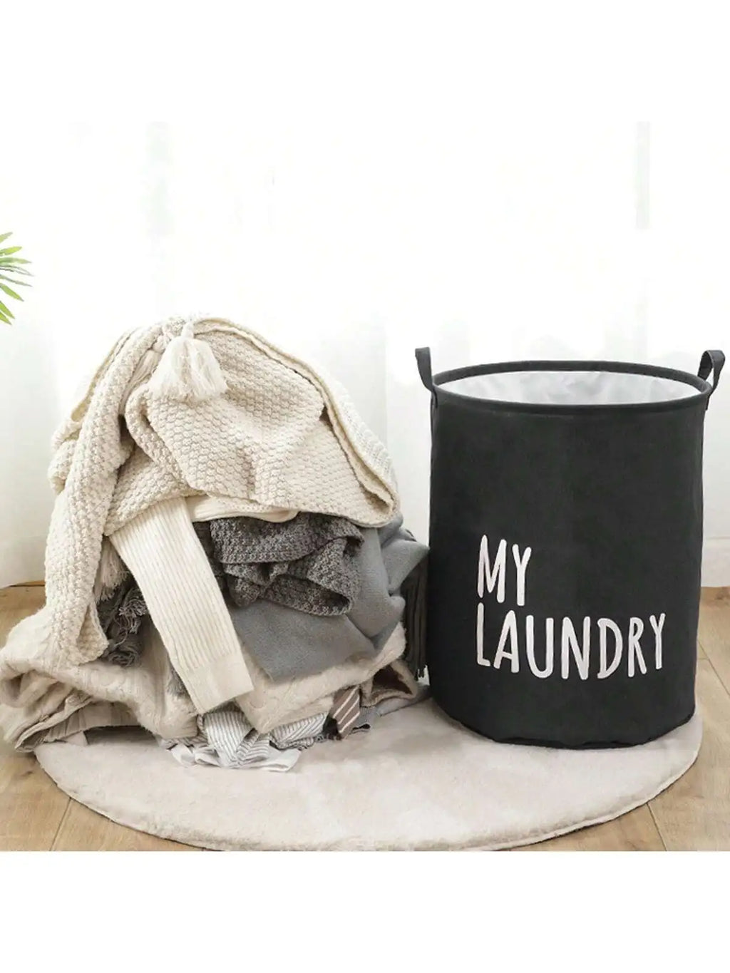 Foldable Waterproof Laundry Basket – Large Capacity Storage for Home and Toys