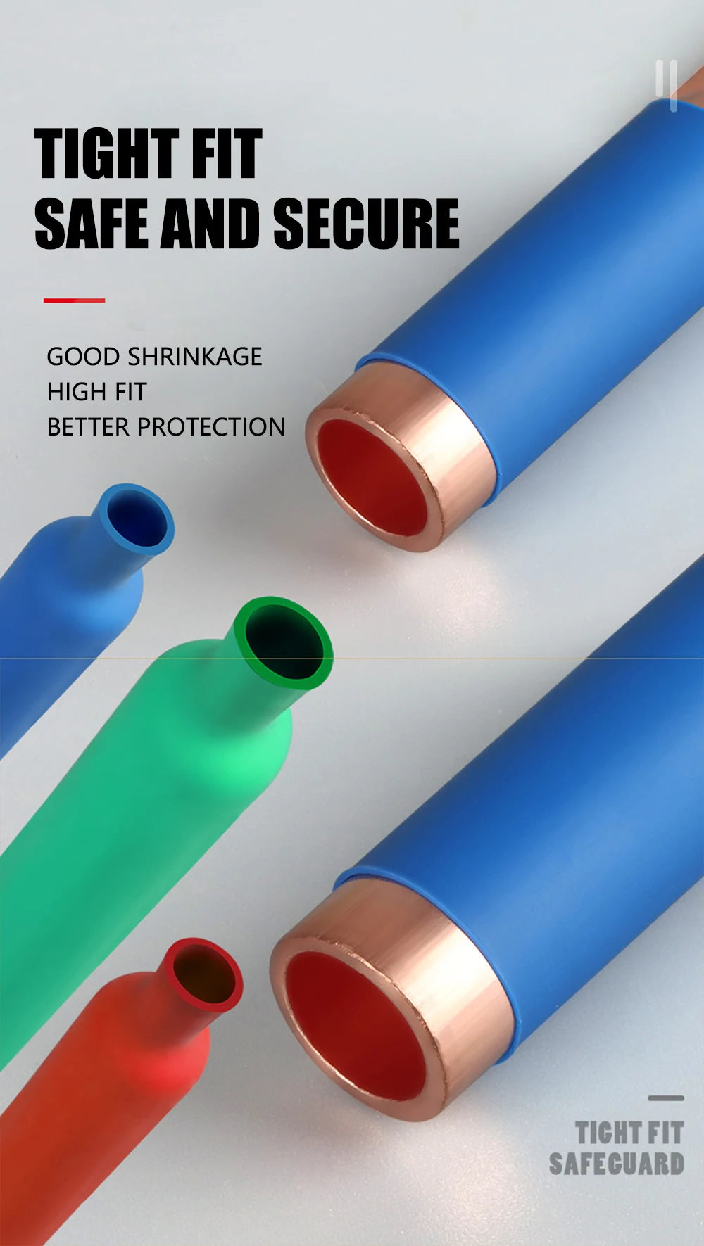 Heat Shrink Tubing Kit – Waterproof Electric Wire Insulation for Cable Repair