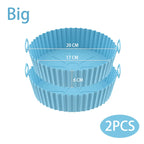Reusable Silicone Air Fryer Basket – Non-Stick Baking Tray for Cooking