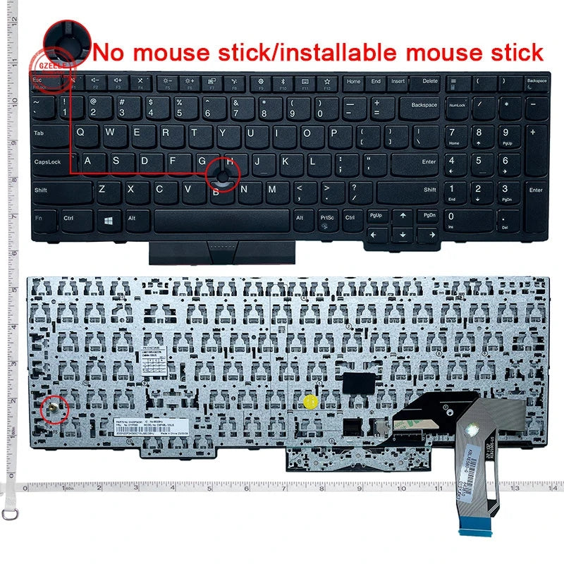 Replacement Laptop Keyboard – English US/RU for Lenovo ThinkPad Series