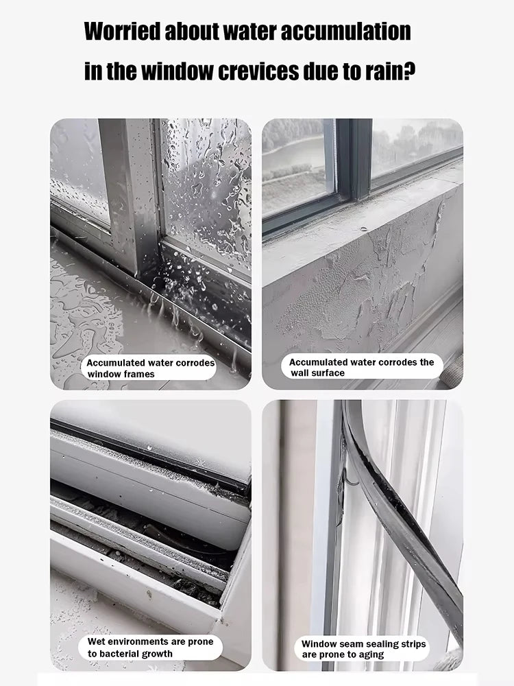 Aluminum Window Water Deflector – Weatherproof Flashing Strip for Home