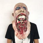 Bloody Skull Latex Mask – Double-Layer Horror Prop for Halloween Cosplay