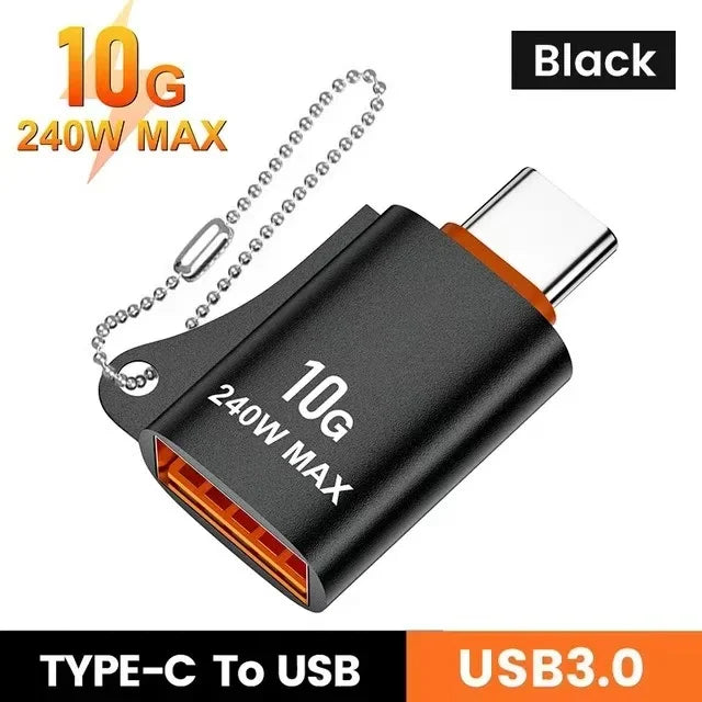 USB to USB-C Adapter – Fast Charging OTG Converter for Smartphones and Laptops