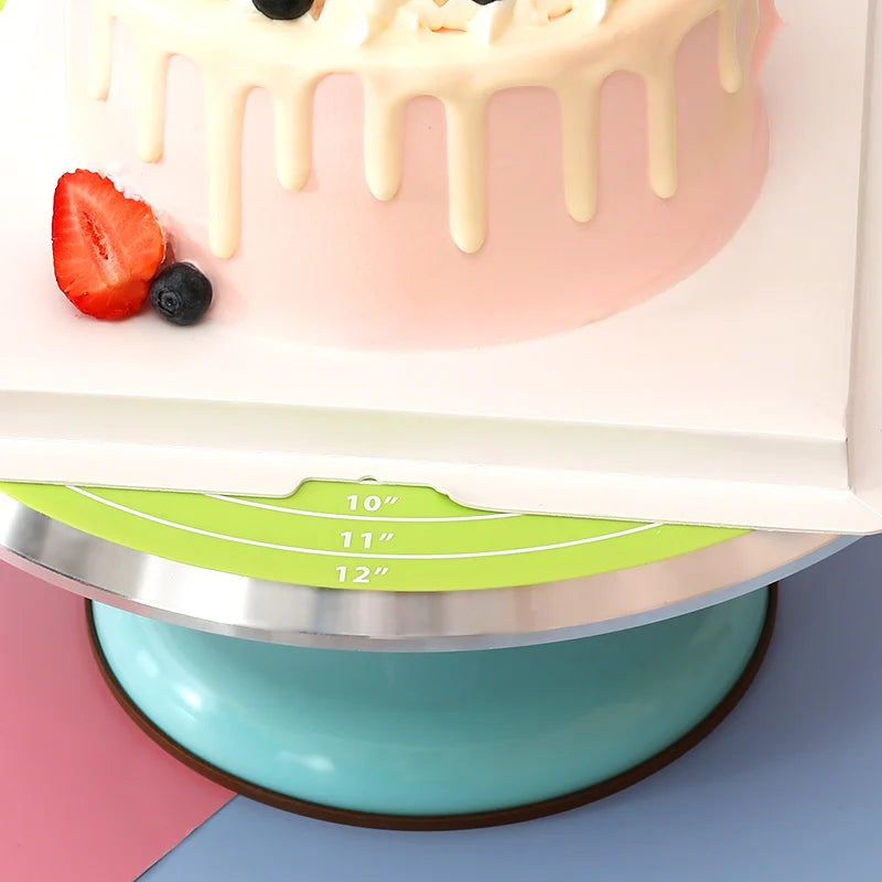 Silicone Cake Turntable Mat – Non-stick Heat Resistant Tool for Baking