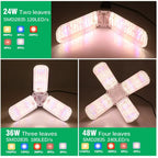 Foldable LED Grow Light – Full Spectrum E27 Bulb for Indoor Plant Seedlings