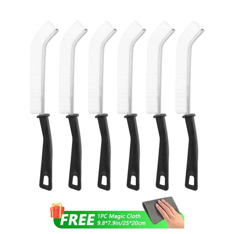 Hard Bristle Crevice Brush – Precision Scrubber for Kitchen and Tile Seams