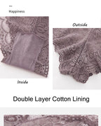 Floral Lace Panties – Sexy V-Waist Breathable Underwear for Women