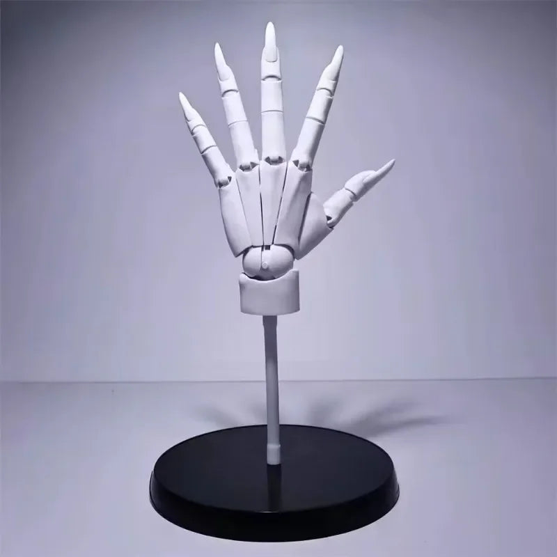 Articulated Wooden Hand Model – Posable Sketching Figurine for Artists