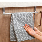 Stainless Steel Towel Rod – Non-Punching Hanging Rack for Bathroom Kitchen