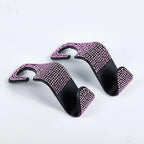 Artificial Diamond Car Hooks – Bling Hidden Seat Hanger for Car Organization