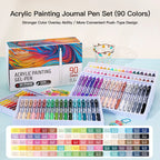 Acrylic Gel Pens – Retractable 0.7mm Tip for Student Painting and Writing