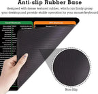 Large Starlit Sky Desk Mat – Anti-slip Rubber Pad for Gaming and Office