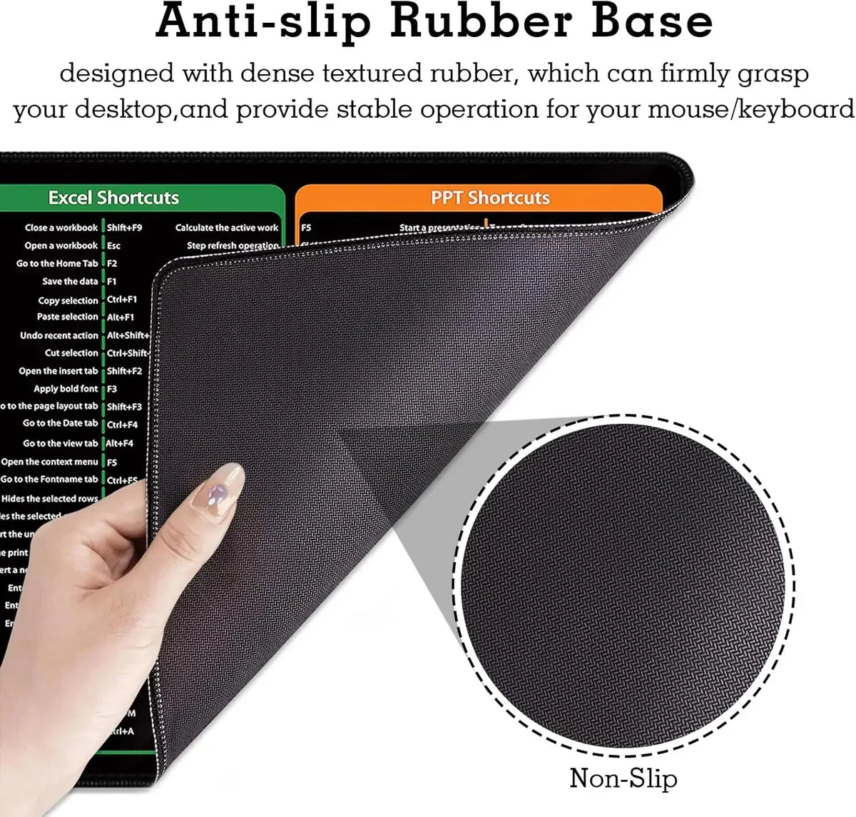 Large Starlit Sky Desk Mat – Anti-slip Rubber Pad for Gaming and Office