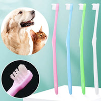 Small Head Dog Toothbrush – Soft Bristle Oral Care for Cats and Dogs