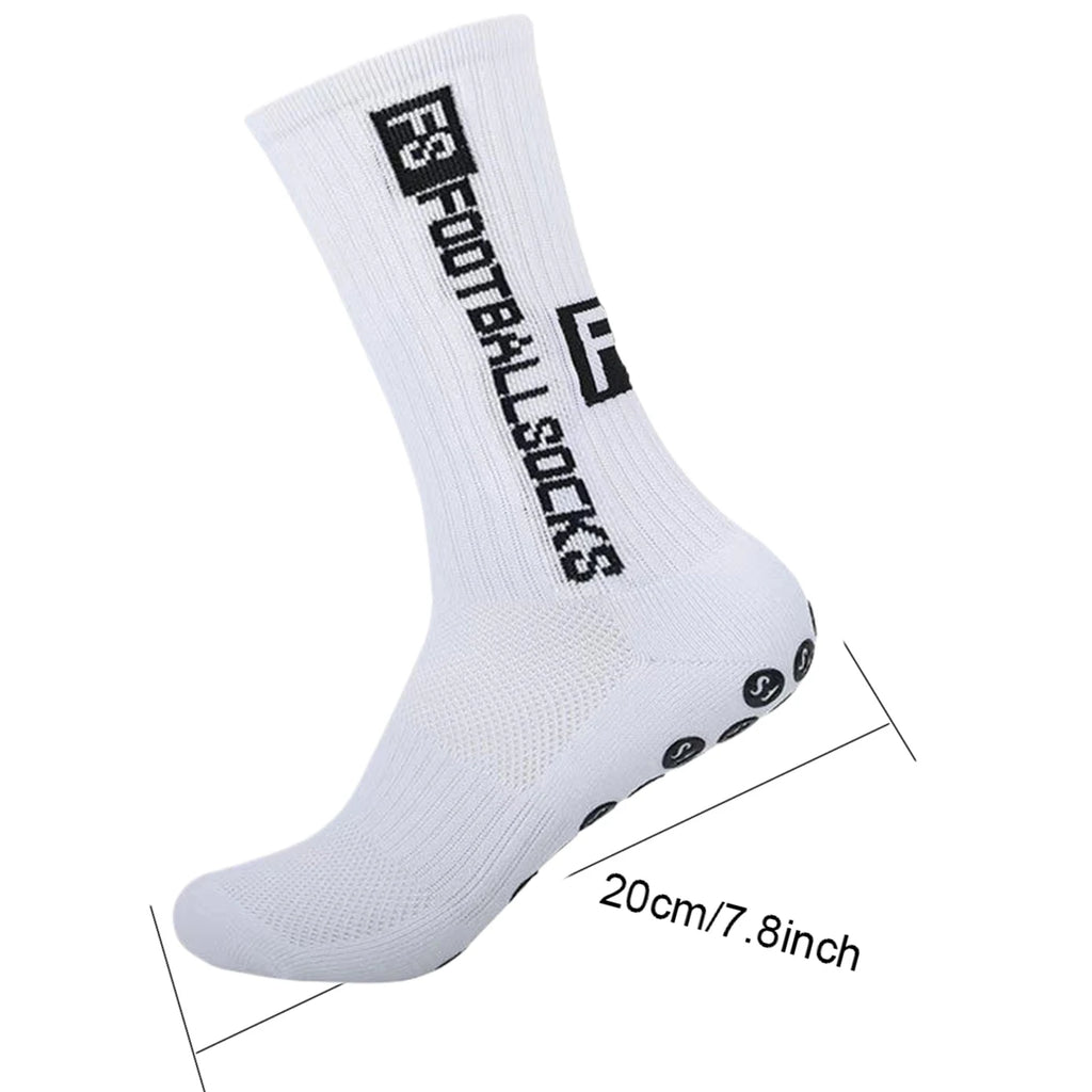 Non-Slip Athletic Soccer Socks – Cushioned Grip for Football and Basketball