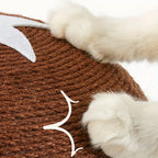 Mushroom Sisal Cat Scratcher – Durable Climbing Post for Indoor Play