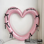 Heart Photo Frame Balloon – Decorative Prop for Birthday Parties and Weddings