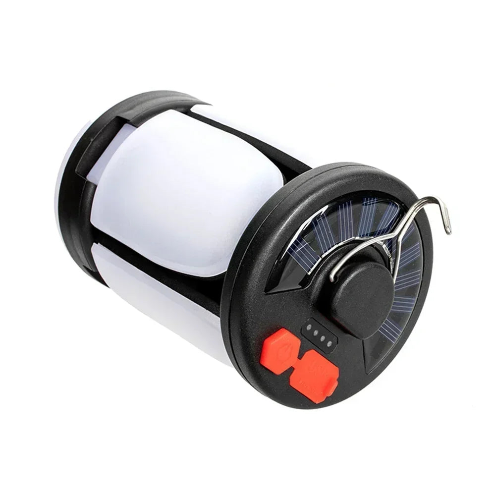 Rechargeable Solar LED Lantern – 1000LM Power Bank for Camping and Fishing