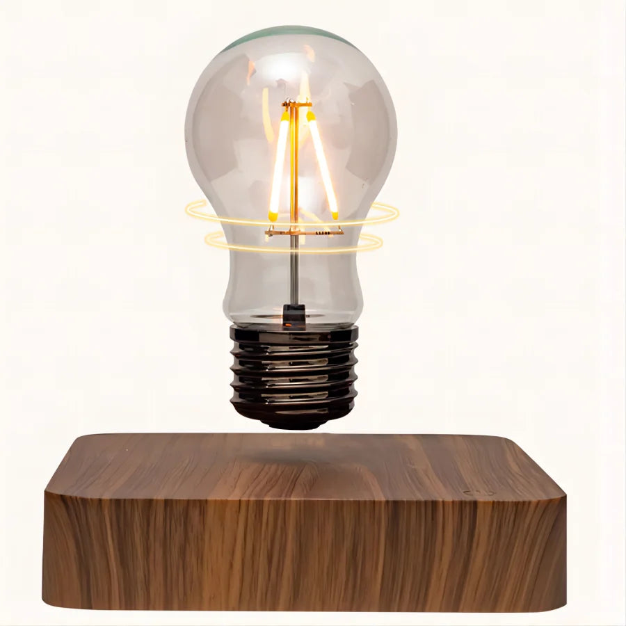 Magnetic Levitation LED Lamp – Floating Glass Bulb for Desk Decoration