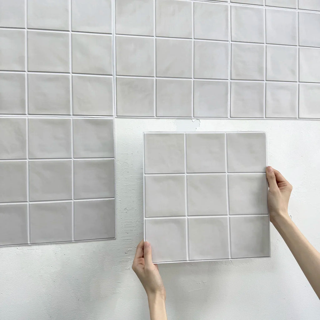 3D Self-Adhesive Tile Stickers – Waterproof Wall Decor for Kitchen Bathroom